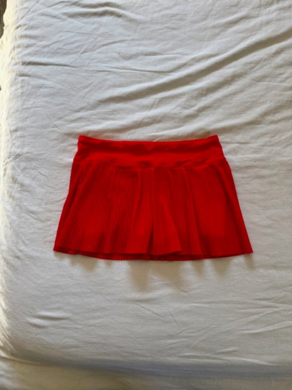 Pleat to Street Mid-Rise Skirt Size 8 Hot Heat
